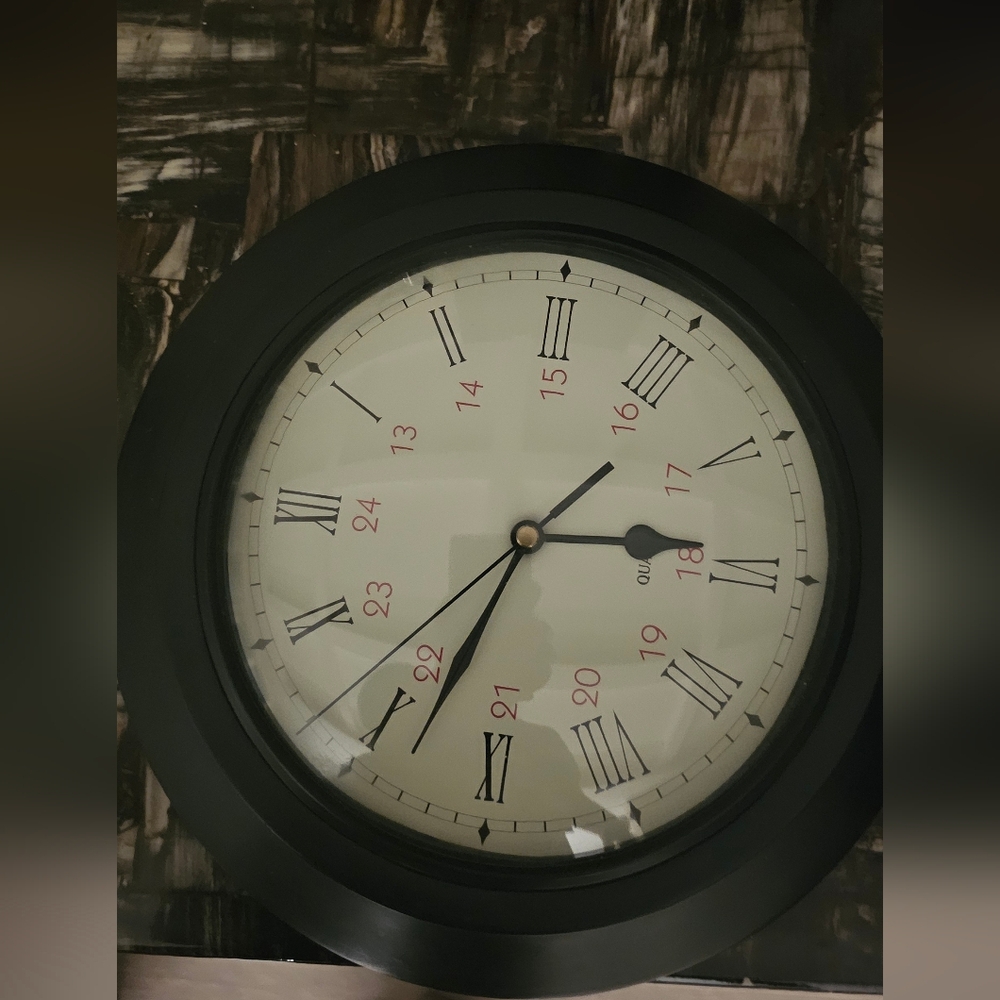 Classic Black Wall Clock